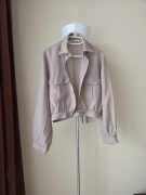 Georges Rech Paris lniana koszula kurtka narzutka vintage retro lata 70