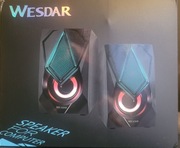 Głośniki komputerowe kompaktowe nowe - zestaw