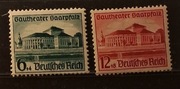 1938,Otwarcie Gautheater ,673-74 ,czyste znaczki z klejem 