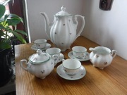 Zestaw do kawy/herbaty z motywem kwiatowym ĆMIELÓW lata 50 te ZOBACZ