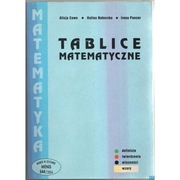 Tablice matematyczne - Cewe Alicja Nahorska Halina Pancer Irena