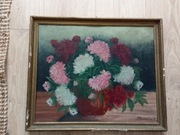 Obraz. Martwa natura, kwiaty.