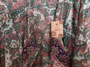 Letnie plażowe kolorowe kimono, styl boho