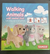 Interaktywna pluszowa zabawka Pies ze Smyczą szczeniak 