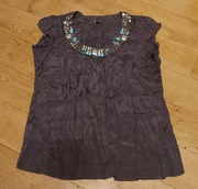 Bluzka z kamieniami etno ETVOUS r. 16/44