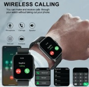 Inteligentny Smartwatch Bezprzewodowy Wielofunkcyjny