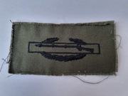 Naszywka US army cib combat infantry badge og-507 od green woodland patch