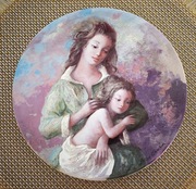 Michele i Sylvie - z serii ,Dzień Matki ' autorswa G. Cambiera , Limoges