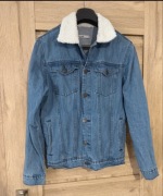 Kurtka jeansowa z barankiem kożuszkiem Nominal S