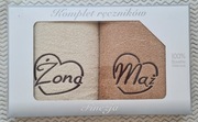 Zestaw ręczników 70x140 Mąż i Żona