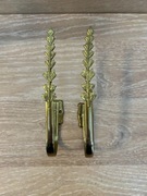 Wieszaki ozdobne mosiezne