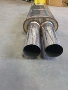 Tłumik wydech komorowy sportowy nierdzewny