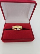 Obrączka, pierścionek damski, stal