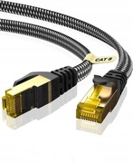 20m  KABEL SIECIOWY LAN PATCHCORD RJ45 CAT8 płaski 