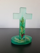 Krzyż z żywicy epoksydowej