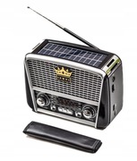 Radio Retro Solar Solarne Latarka LED Głośnik USB Prezent