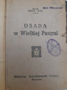 Osada w Wielkiej Pustyni - Kapitan Mayne Reid wydanie międzywojenne 