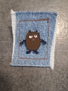 Pin przypinka Bobek dolina muminków Muminki