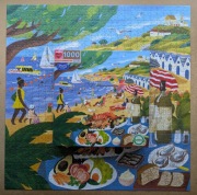 Puzzle Eeboo 1000 Beach Umbrellas