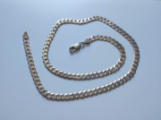 Srebrny łańcuch P.925,dł.50cm,szer.0.6cm, Pancerka