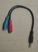 Adapter Jack 3.5 mm 4-Pin do Słuchawek i Mikrofonu
