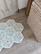 Dywanik chodniczek na szydełku boho