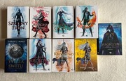 Sarah J Maas Zabójczyni Szklany tron Wieża świtu Królestwo popiołów x9