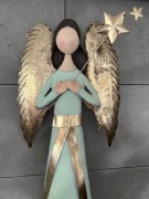 Anioł duża figura z metalu święta 170 cm dekoracja