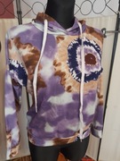 Bluza z kapturem koła wzory wyprzedaż 