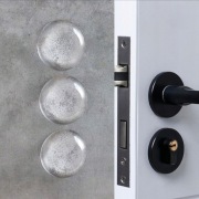 ODBOJNIK ODBÓJ KLAMKI DRZWI SAMOPRZYLEPNY DO ŚCIAN BEZBARWNY 12szt