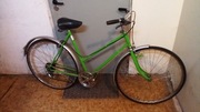 Rower damka zielony