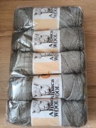 Włóczka Alpaca Wool 5 x 100g ciemny beż 