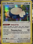Pokémon TCG: Snorlax 143/196 holo Lost Origin