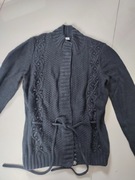 Sweter damski S.Oliver grafitowy z angorą rozmiar 42 