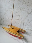 Jacht Kadłub Katamaran Żaglówka model Katamaranu Kolekcjonerski