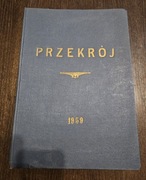 Przekrój 1959 oprawiony cały rocznik czasopisma