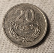 Moneta 20gr z roku 1975