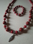 Zestaw biżuterii nasxyjnik i bransoletka