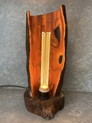 Lampa drewniana loft