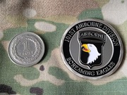 Challenge coin 101 Airborne Division Screaming Eagles