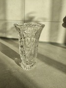 Wazon kryształowy, vintage PRL
