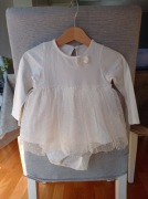 So cute body z długim rękawem z sukienka tiulowa 80