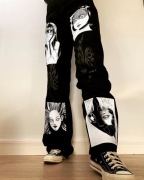 Customowe spodnie z anime Junji Ito