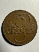 5 groszy - 1939 r. brąz