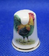 Naparstek Kolekcjonerski Porcelanowy - Kogut 