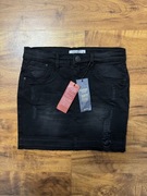 Spódnica jeansowa stretch spódniczka czarna Name It rozmiar 146 cm 11 lat