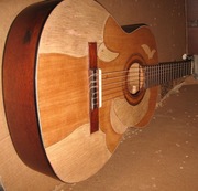 Niemiecka gitara klasyczna rozmiar 4/4 KLIRA plus futerał