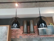 Designerska włoska lampa wisząca Cage producent Diesel by Lodes.