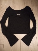 HIT!!! Czarny top damski Cropp