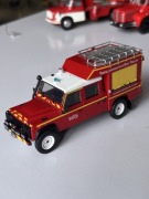 Model samochód pożarniczy 1:43 Land Rover